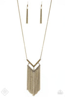 Alpha Glam Brass Necklace