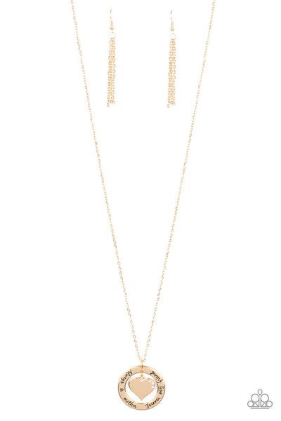Always A Mother, Forever My Friend Gold Necklace