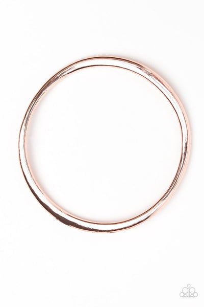 Awesomely Asymetrical Rose Gold Bracelet