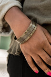 Big Mash Up Brass Bracelet