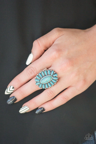 Cactus Cabana Blue Ring