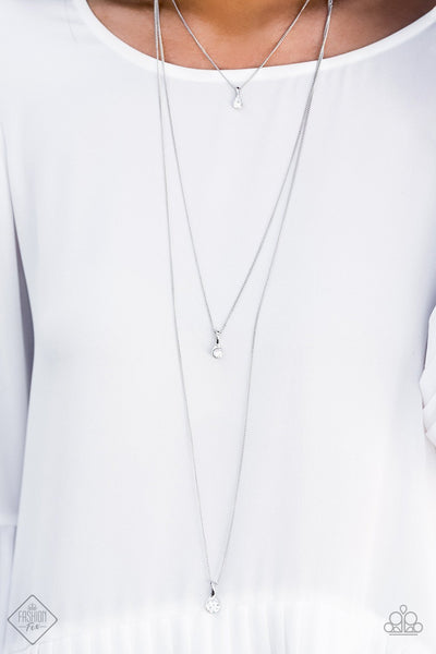 Crystal Chic White Necklace