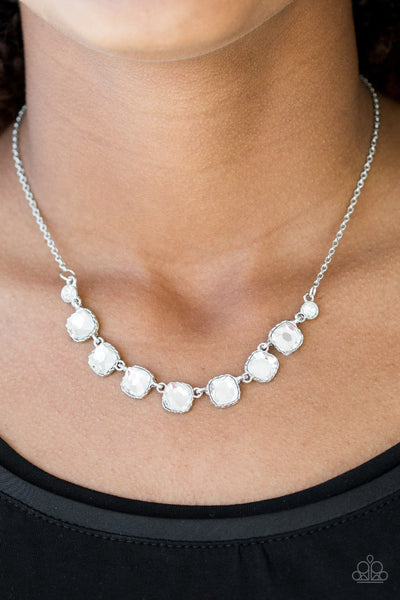 Deluxe Luxe White Necklace