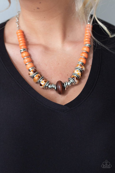 Desert Tranquility Orange Neck;lace