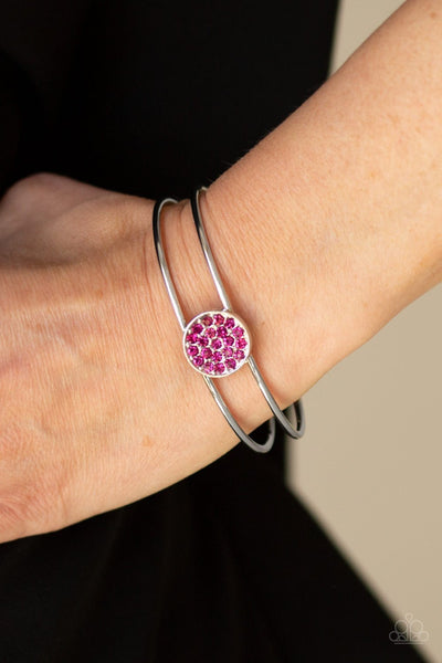 Dial Up The Dazzle Pink Bracelet