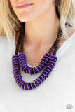 Dominican Disco Purple Necklace
