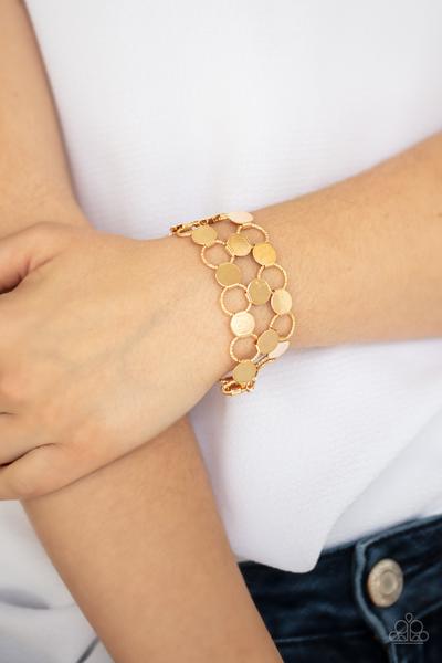 Cast A Wider Net Gold Braclet