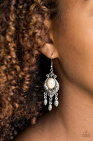 Enchantingly Environmentalist White Earring