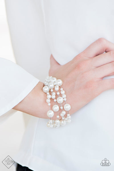 Fabulous Fashion White Bracelet