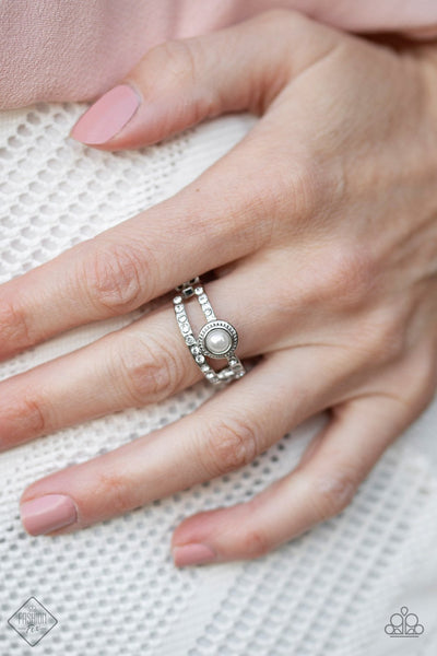 Glow Me Away White Ring