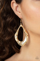 Industrial Imperfection-Gold Earring