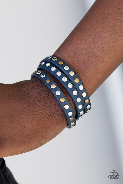 Lets Go For A Catwalk Blue Bracelet