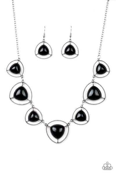 Make A Point-Black Necklace