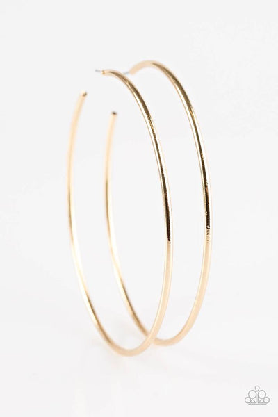 Meet Your Maker Gold Hoop Earrings