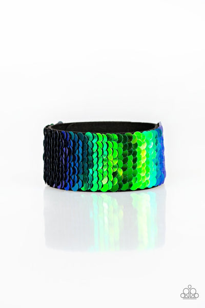 Mer-Mazingly Mermaid Blue Bracelet