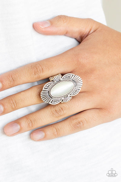 Oceanside Oracle White Ring