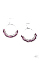 Things are Looking UPSCALE- Purple Earrings