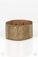 Glitter Gossip Brass Urban Bracelet