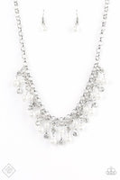 You May Kiss The Bride White Necklace
