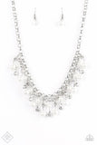 You May Kiss The Bride White Necklace
