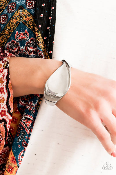 Retro Reflections-Silver Bracelet