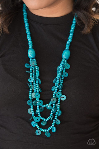 Safari Samba Blue Necklace