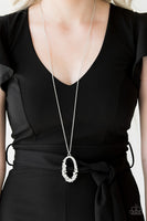 Spotlight Social White Necklace