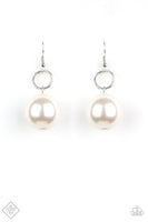 Wall Street Welcome Party White-Earrings