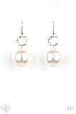 Wall Street Welcome Party White-Earrings