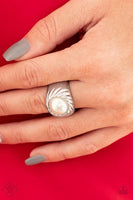Wall Street Whimsical White Ring