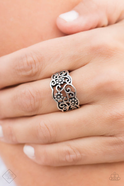 Wild About Wildflower Silver RIng