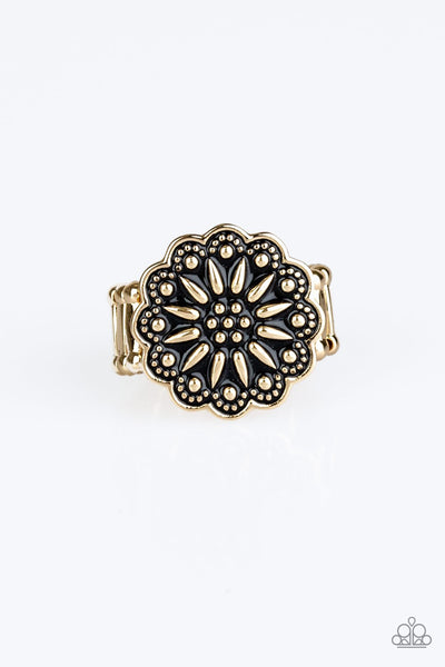 Desert Sunflower Gold Ring