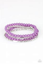 Blooming Buttercups Purple Bracelet