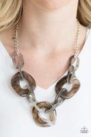 Courageously Chromatic Brown Necklace