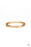 Glittering Grit Gold Bracelet