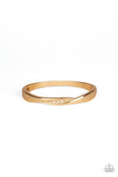 Glittering Grit Gold Bracelet