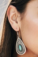 Wild Wilderness Green Earrings
