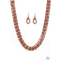 Put It On Ice Copper Necklace