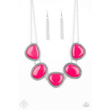 Viva La Vivid Pink Necklace