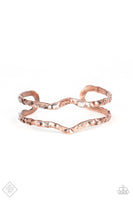 Rustic Ruler Copper Bracelet