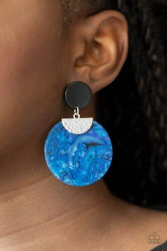 Really Retro-politan Blue Post Earring