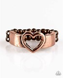 Skipping Heartbeats Copper Ring