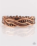 Texture Tango Copper Ring