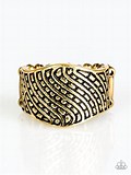 Desert Waves Brass Ring