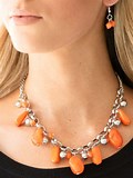 Canyon Collection Orange Necklace