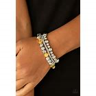Babe-alicious Multi-Bracelet Yellow